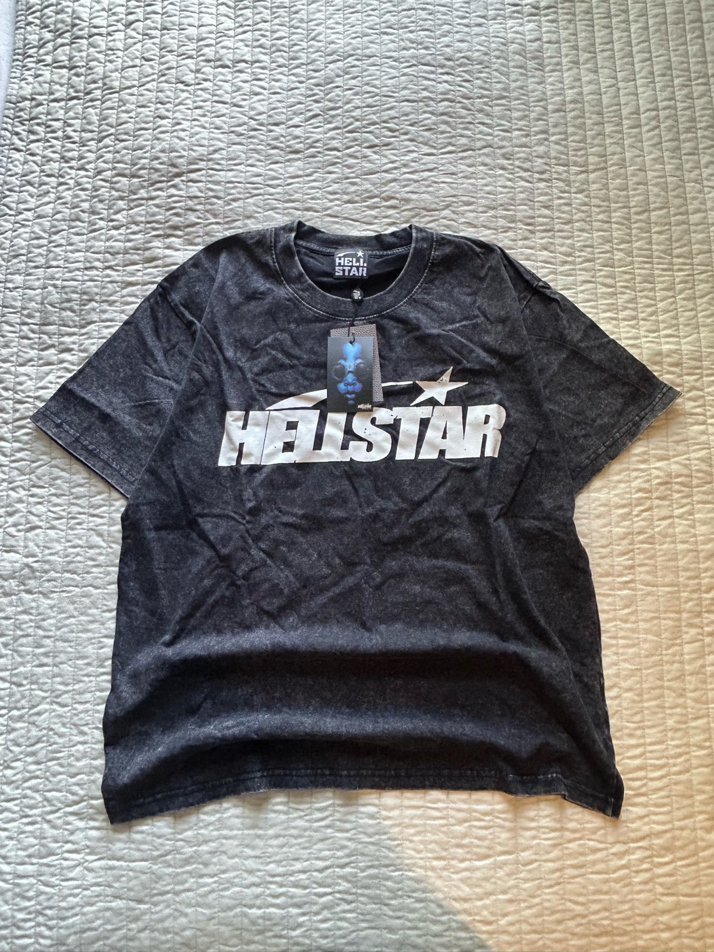 Heli-Star Men's Black Logo Short Sleeve Tee